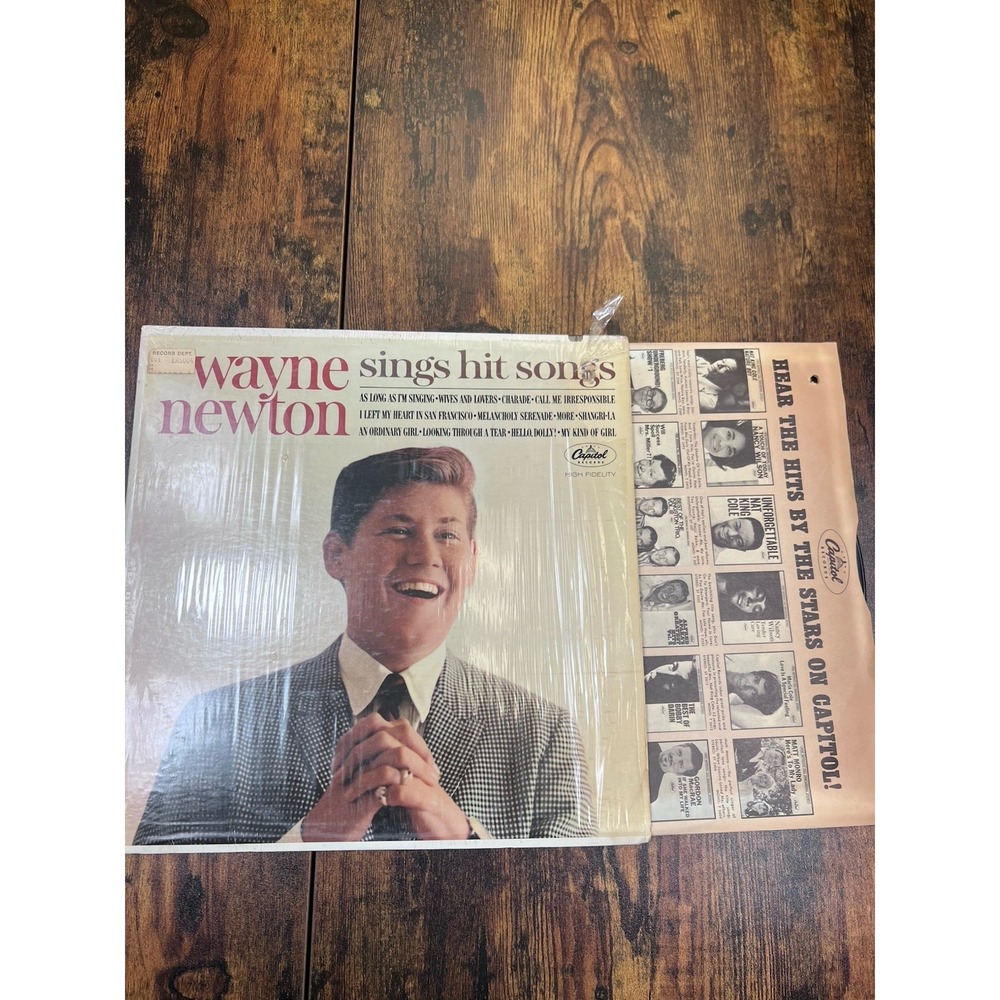 WAYNE NEWTON SINGS IT SONGS VINYL LP CAPITOL RECORDS AS LONG AS I'M SINGING